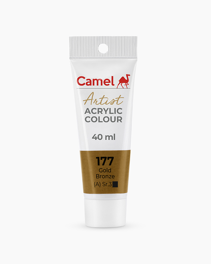 Camel Artist Acrylic Colours Gold Bronze